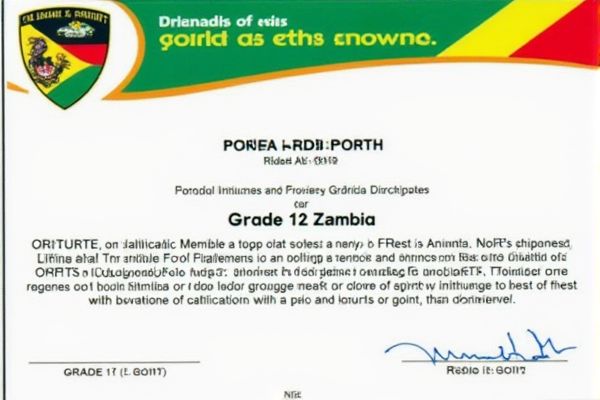 Job Opportunities for Grade 12 Certificate Holders in Zambia